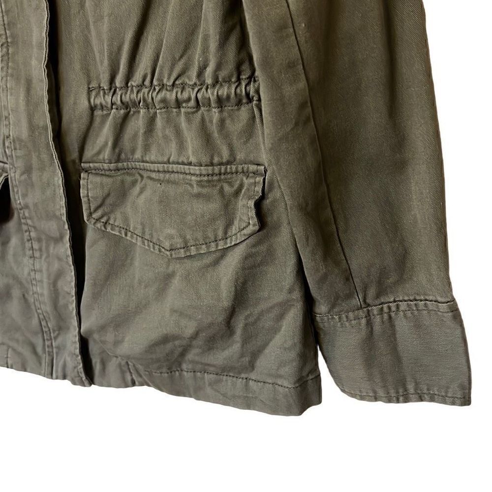 Aeropostale 100% Cotton Drawstring Waist Full Zip Jacket - Picture 5 of 8
